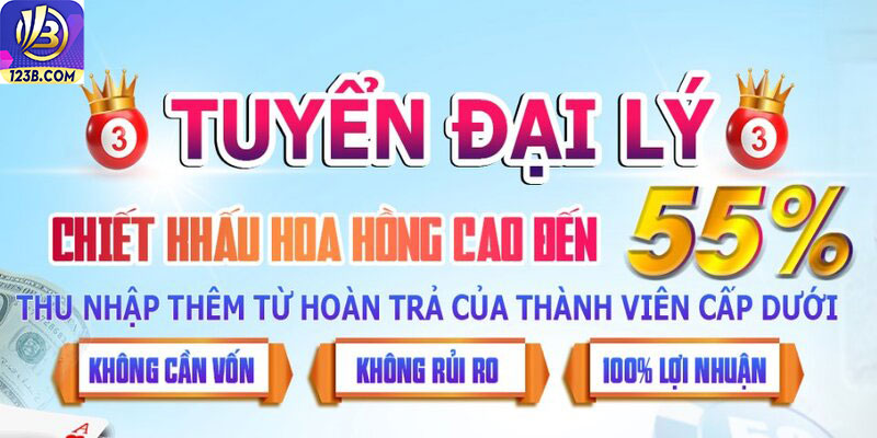 Đại lý 123B 5 Hợp Tác Đại Lý 123B - Nhận Hoa Hồng Khủng Và Nhiều Đãi Ngộ