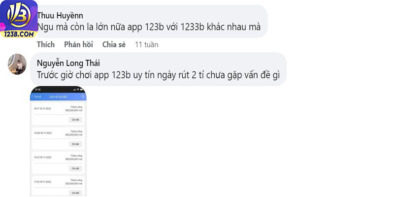 Tin Đồn Nhà Cái 123B Lừa Đảo, Thực Hư Mọi Chuyện Ra Sao? 6 Nhiều người chơi phản bác